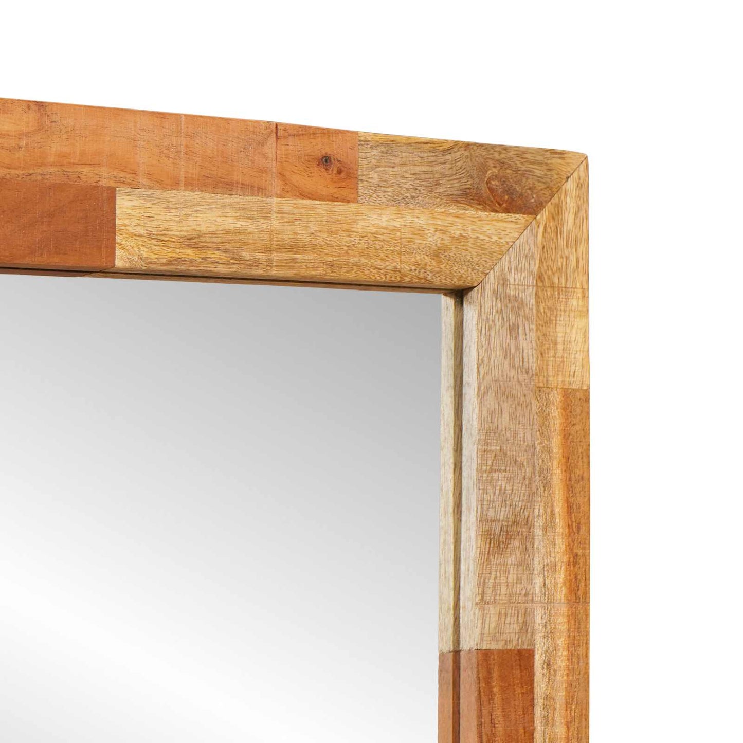 Bathroom Mirror Artisan Oak 50 x 70 x 2.5 cm Solid Mango Wood