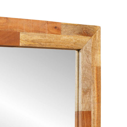 Bathroom Mirror Artisan Oak 50 x 70 x 2.5 cm Solid Mango Wood