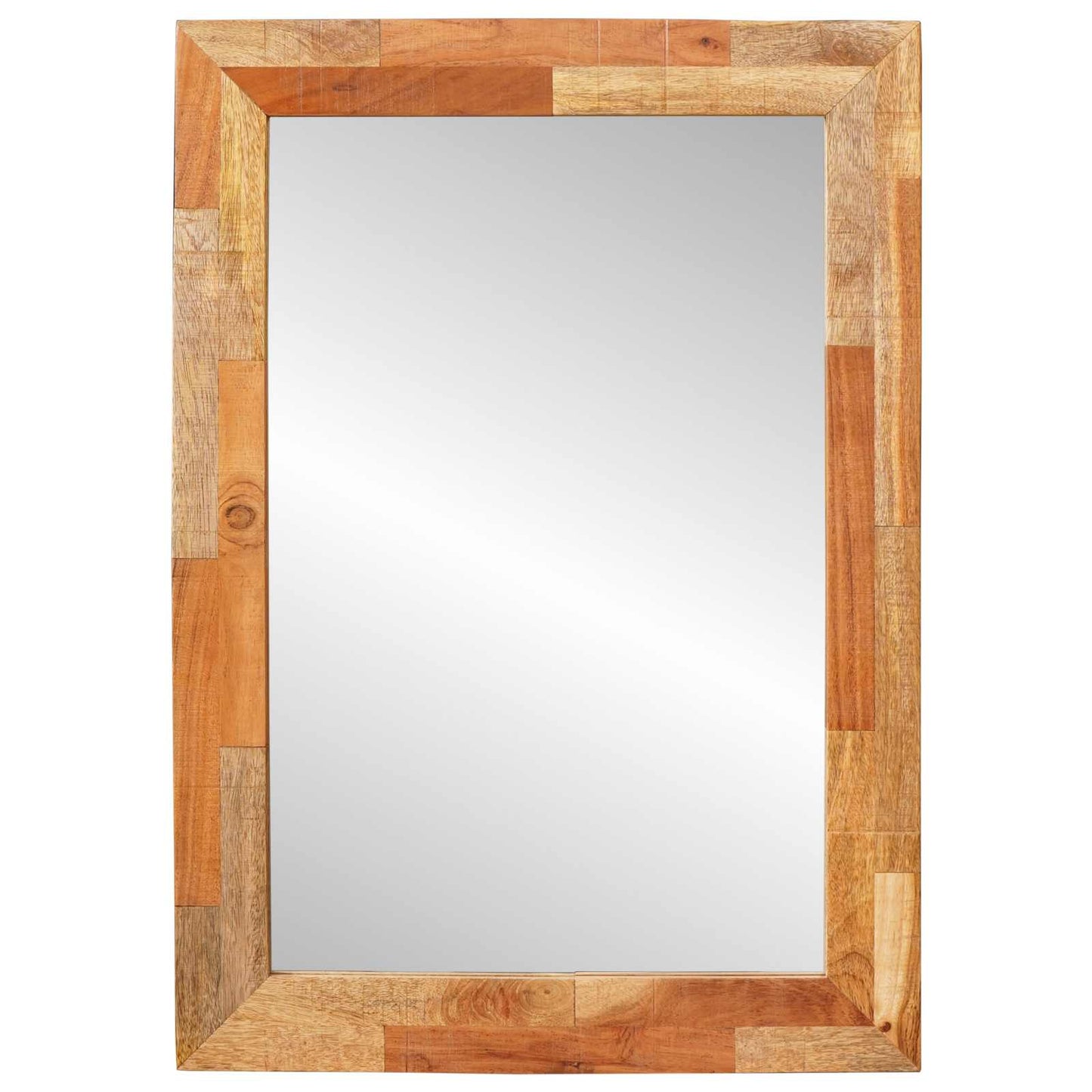 Bathroom Mirror Artisan Oak 50 x 70 x 2.5 cm Solid Mango Wood
