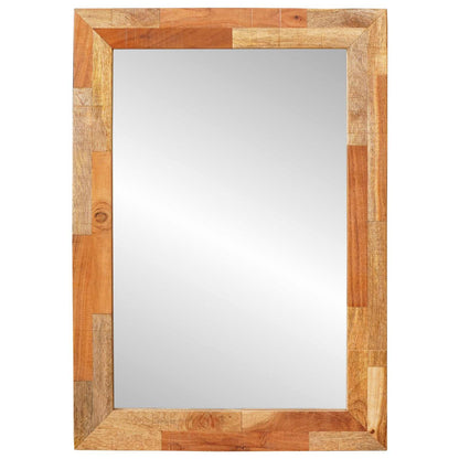 Bathroom Mirror Artisan Oak 50 x 70 x 2.5 cm Solid Mango Wood