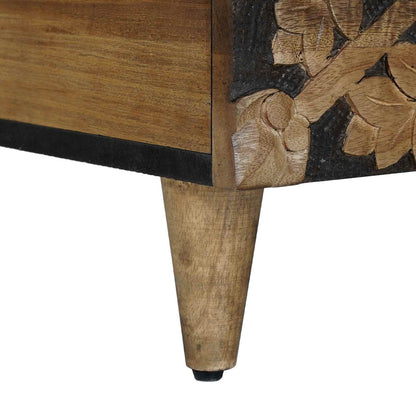 Coffee Table Brown 80 x 50 x 40 cm Solid Mango Wood