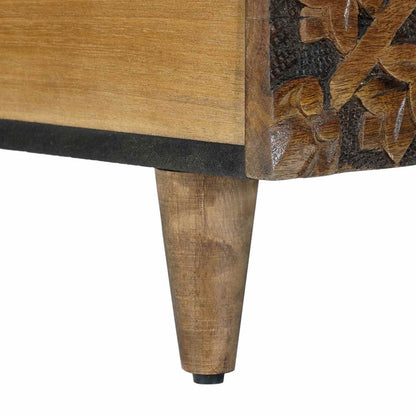 Coffee Table Brown 100 x 54 x 40 cm Solid Mango Wood