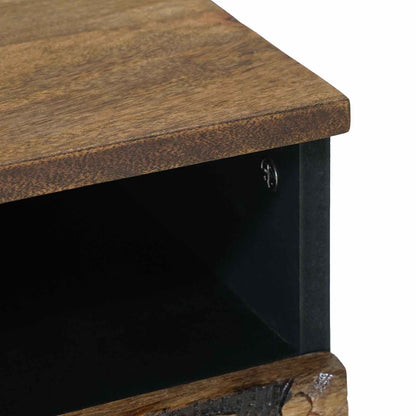 Coffee Table with Drawer Brown 80 x 54 x 40 cm Solid Mango Wood