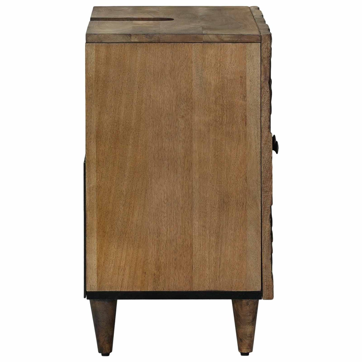 Bathroom Sink Cabinet Brown 62 x 33 x 58 cm Solid Mango Wood