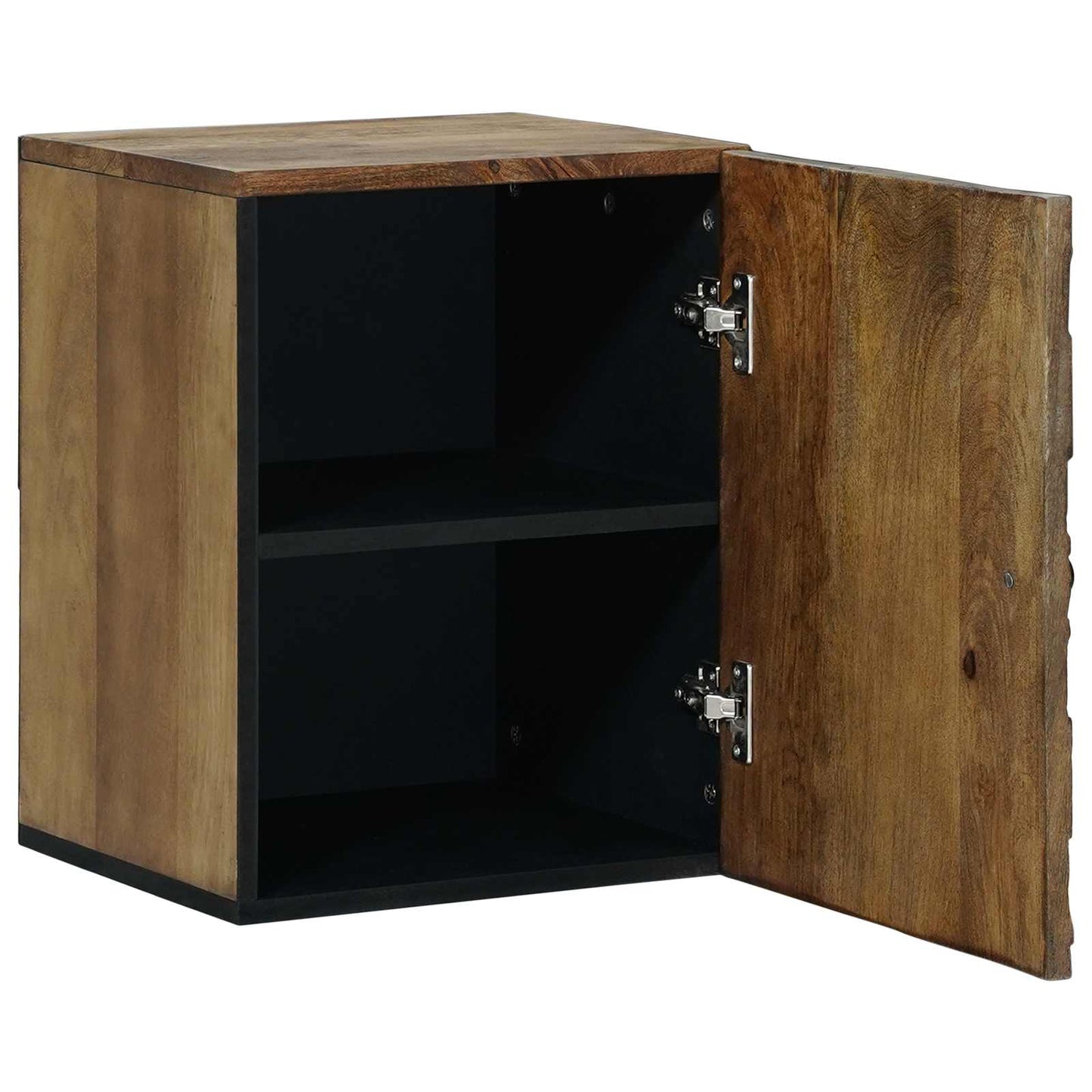 Bathroom Hanging Cabinet with Storage Brown 38 x 33.5 x 48 cm