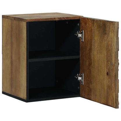 Bathroom Hanging Cabinet with Storage Brown 38 x 33.5 x 48 cm