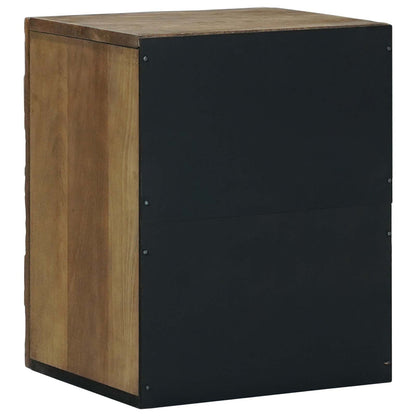 Bathroom Hanging Cabinet with Storage Brown 38 x 33.5 x 48 cm