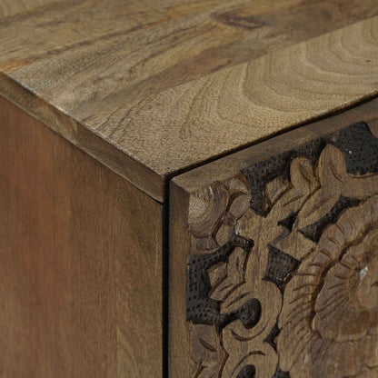 Bathroom Cabinet Brown 38 x 33.5 x 58 cm Solid Mango Wood