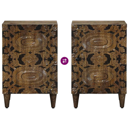 Bathroom Cabinet Brown 38 x 33.5 x 58 cm Solid Mango Wood