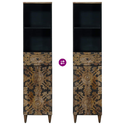 Bathroom Cabinet Brown 38 x 33.5 x 160 cm Solid Mango Wood