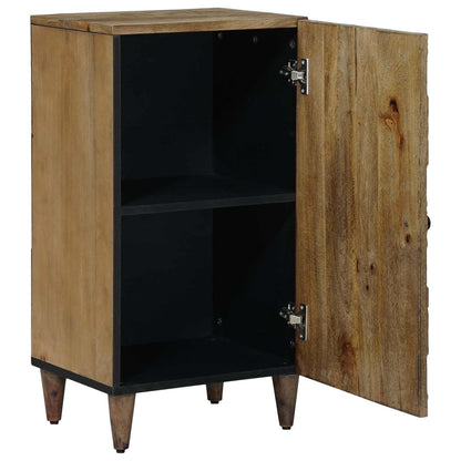 Sideboard with Storage Brown 40 x 33.5 x 75 cm Solid Mango Wood