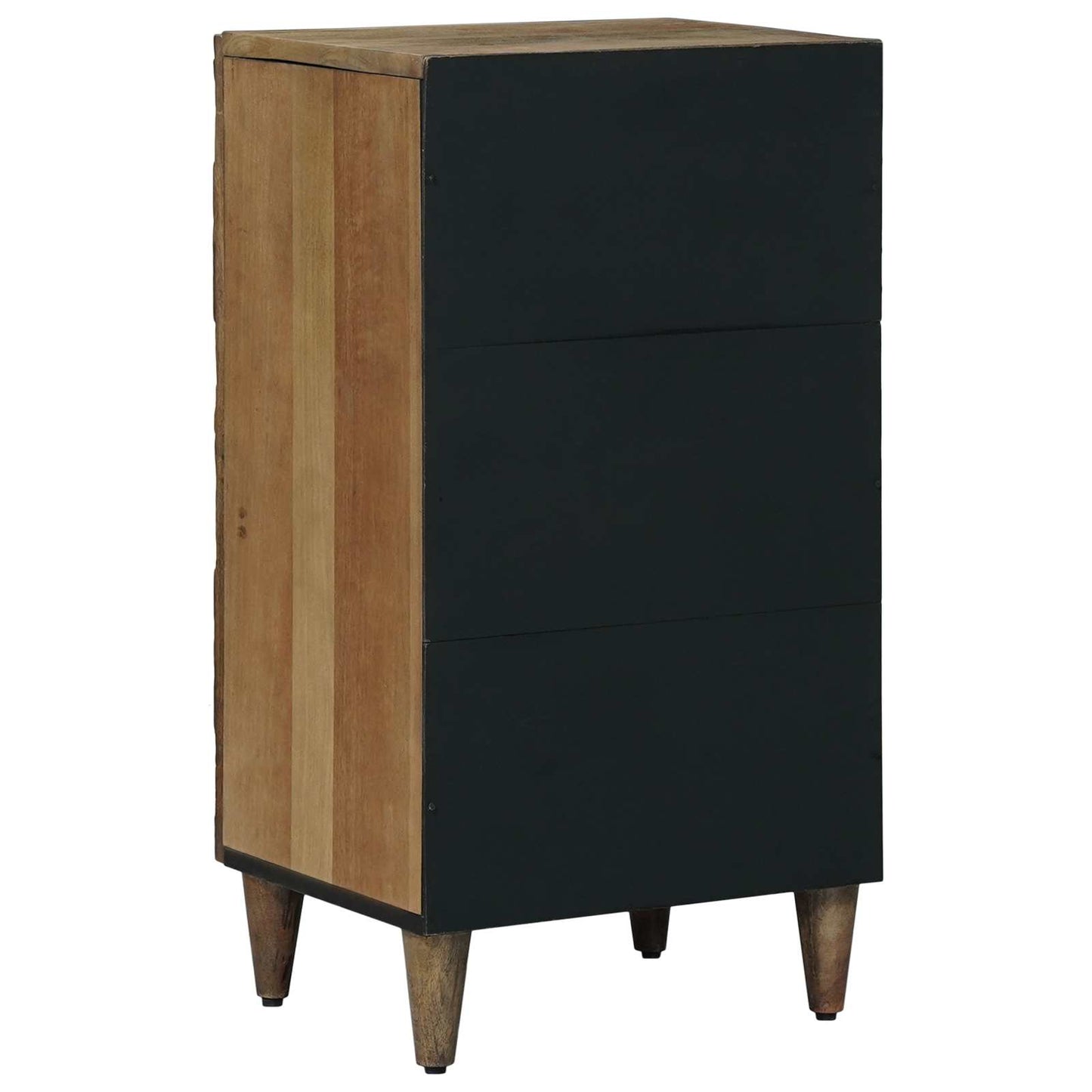 Sideboard with Storage Brown 40 x 33.5 x 75 cm Solid Mango Wood