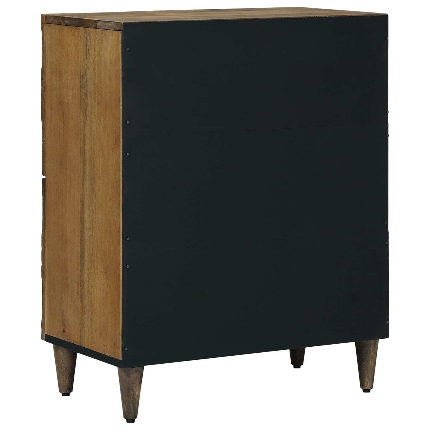 Sideboard with Storage Brown 60 x 33.5 x 75 cm Solid Mango Wood