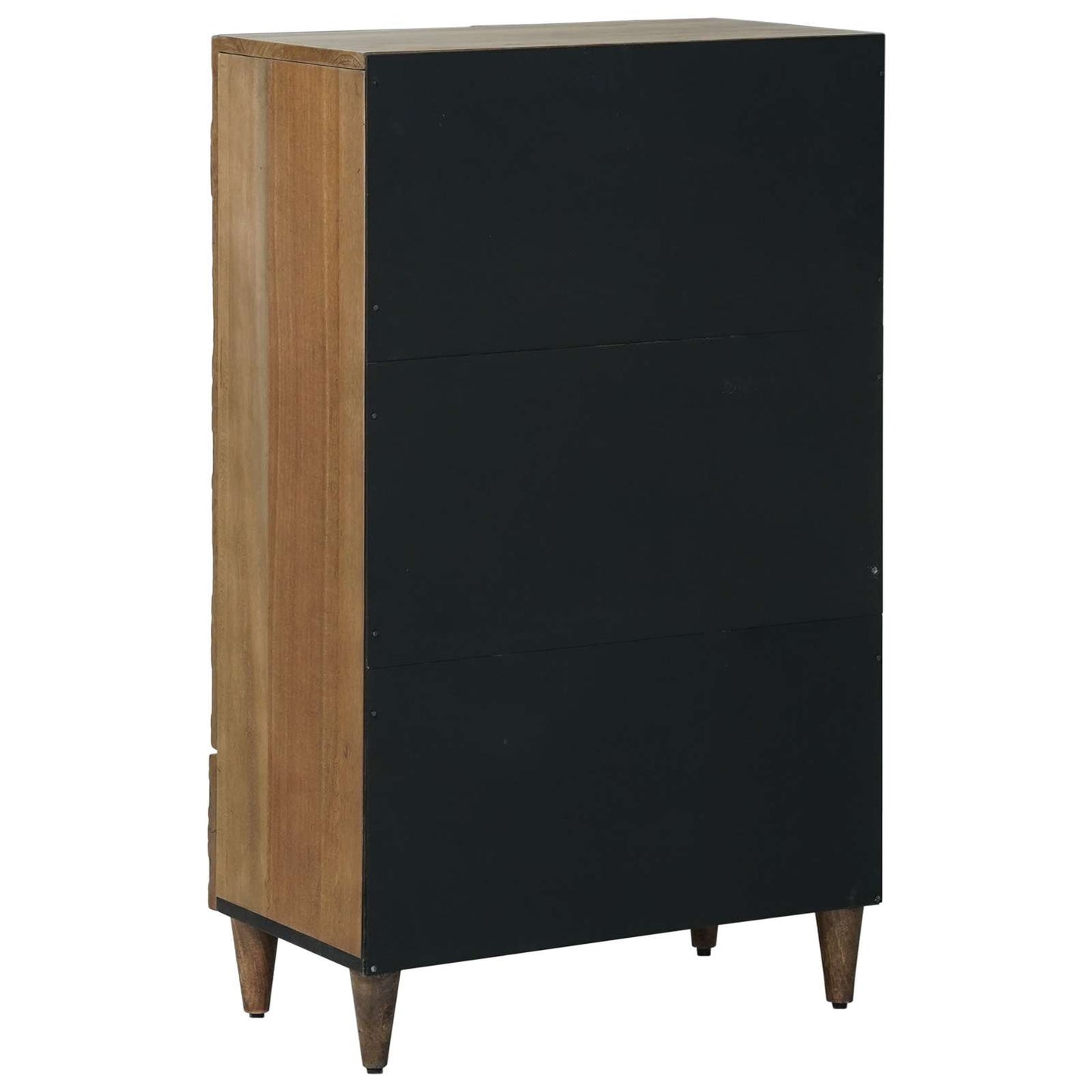High Board with Shelf Brown 60 x 33.5 x 100 cm Solid Mango Wood