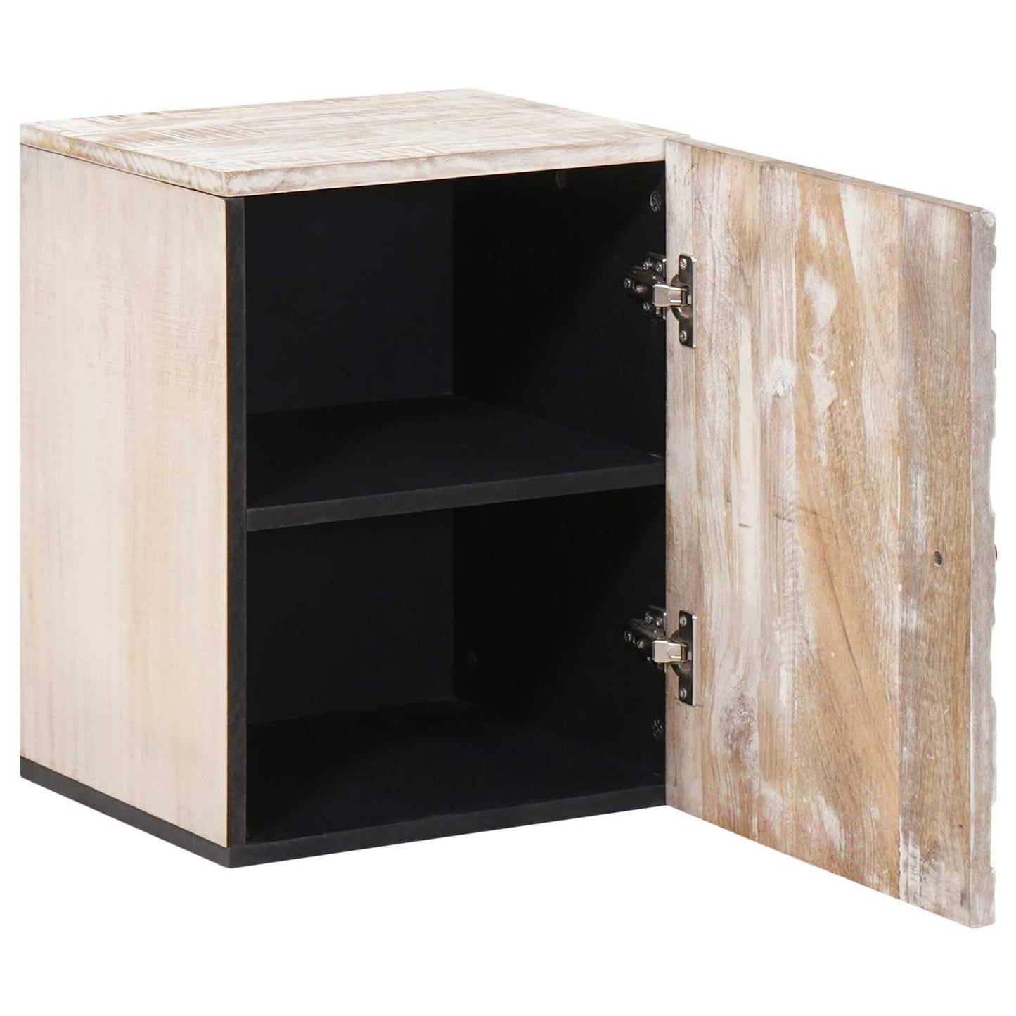 Bathroom Hanging Cabinet with Storage White 38 x 33.5 x 48 cm