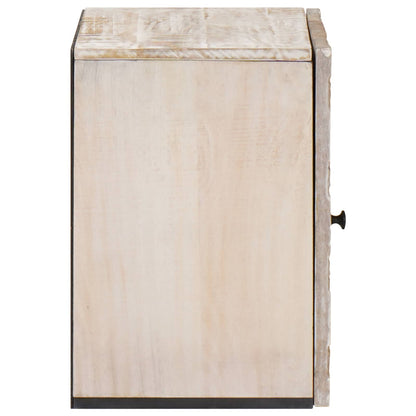 Bathroom Hanging Cabinet with Storage White 38 x 33.5 x 48 cm