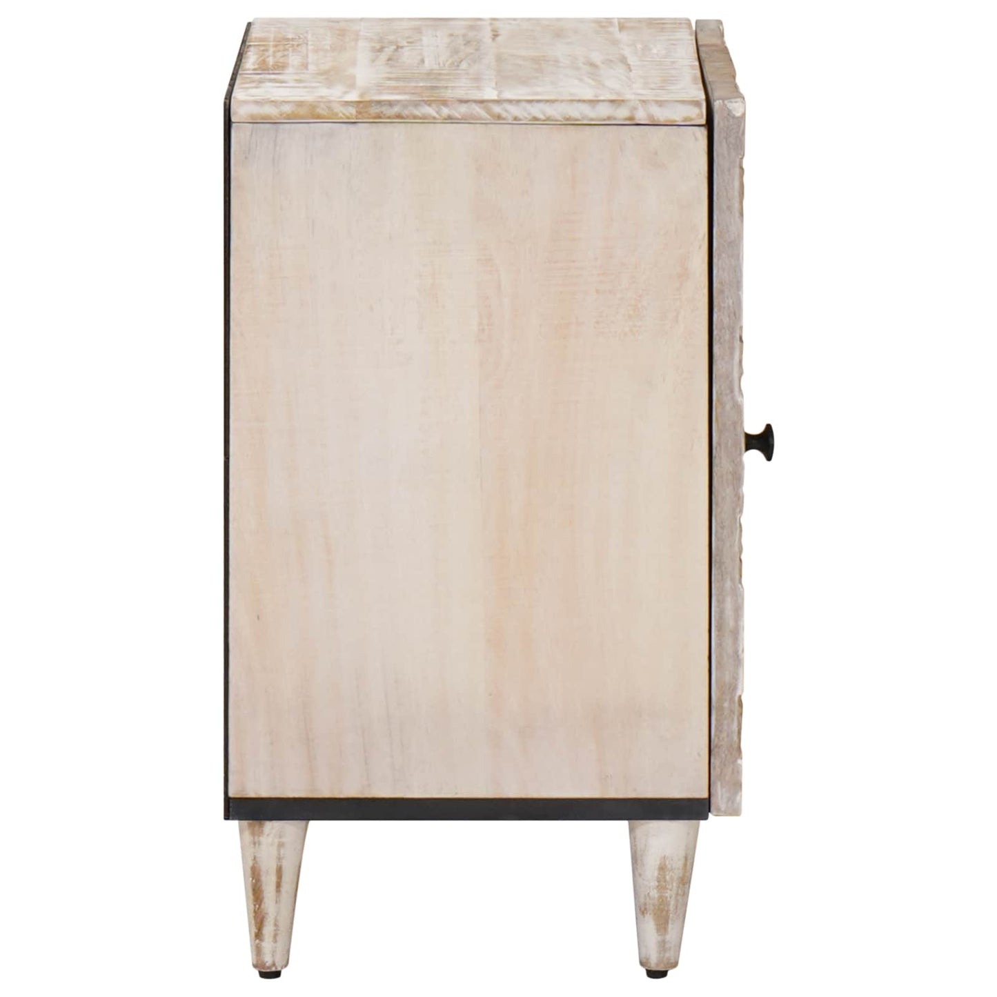 Bathroom Cabinet White 38 x 33.5 x 58 cm Solid Mango Wood