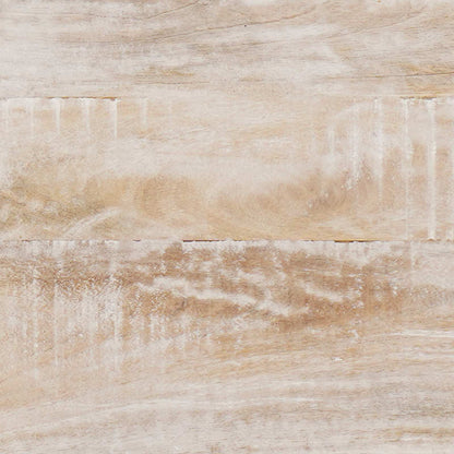 Bathroom Mirror White 50 x 70 x 3 cm Solid Mango Wood