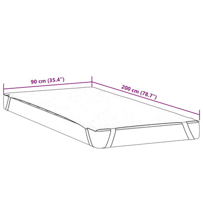Mattress Protector White 90x200 cm Waterproof