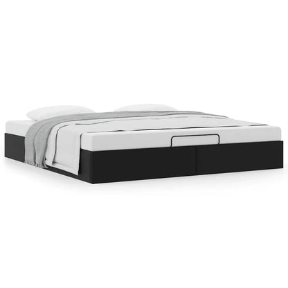 Ottoman Bed Frame without Mattress Black