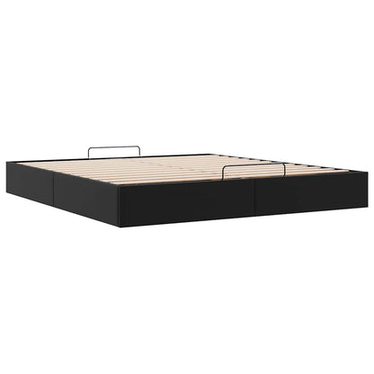 Ottoman Bed Frame without Mattress Black