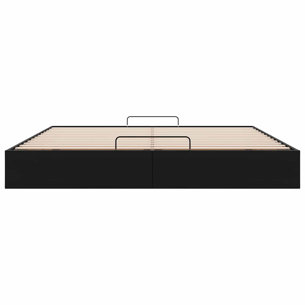 Ottoman Bed Frame without Mattress Black