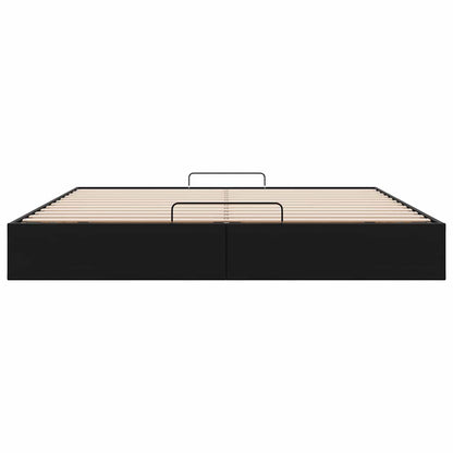 Ottoman Bed Frame without Mattress Black