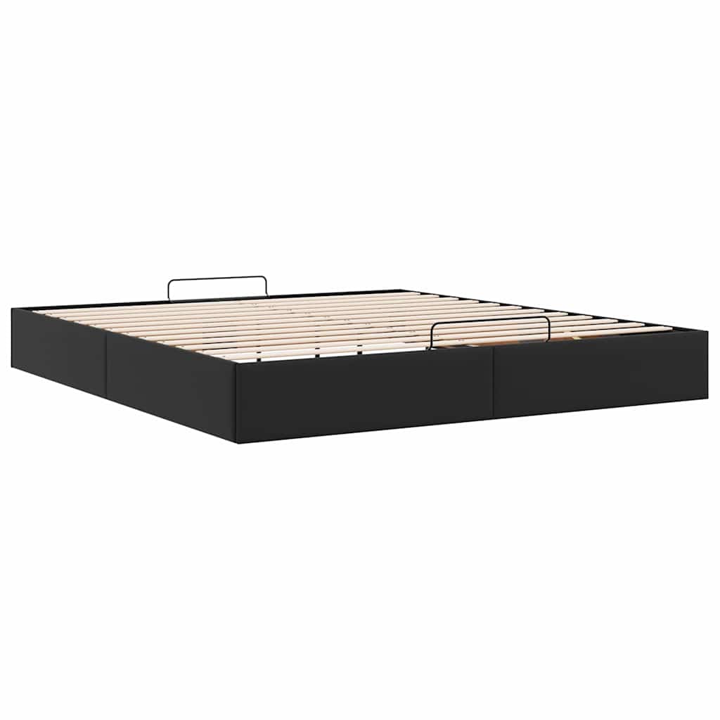 Ottoman Bed Frame without Mattress Black
