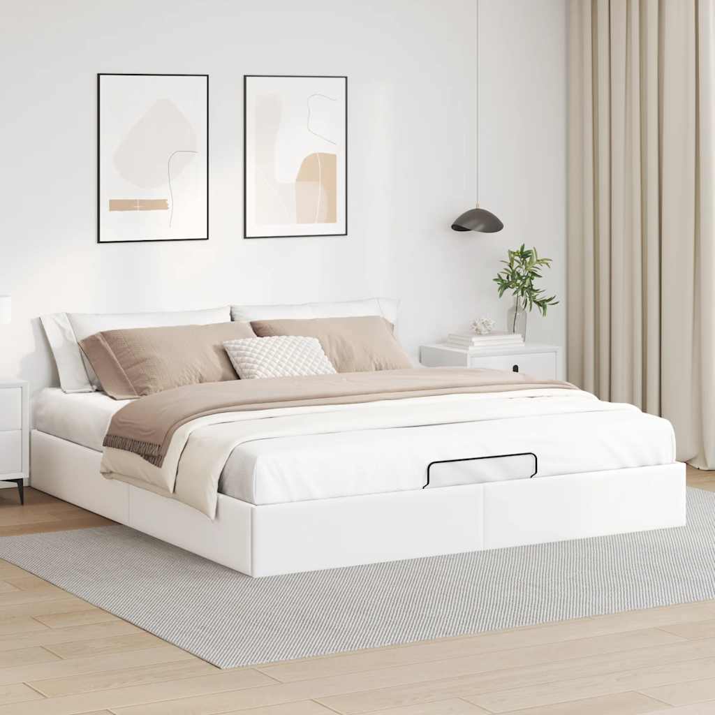 Ottoman Bed Frame without Mattress White