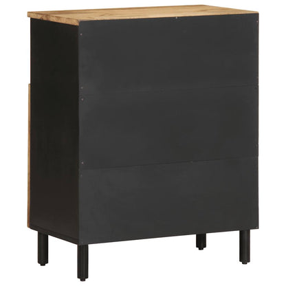 Sideboard 60x33.5x75 cm Solid Rough Wood Mango