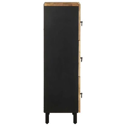 Highboard 40x33.5x110 cm Solid Rough Wood Mango