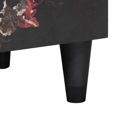 Bedside Cabinet with Door 2 pcs Black 40 x 33 x 46 cm