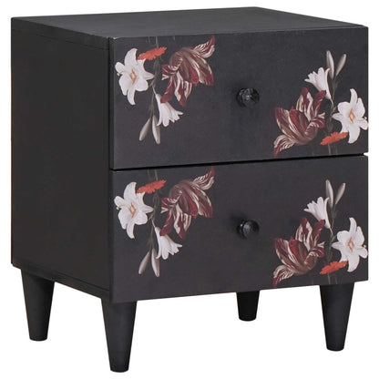 Bedside Table Brown 40 x 33.5 x 46 cm Solid Mango Wood