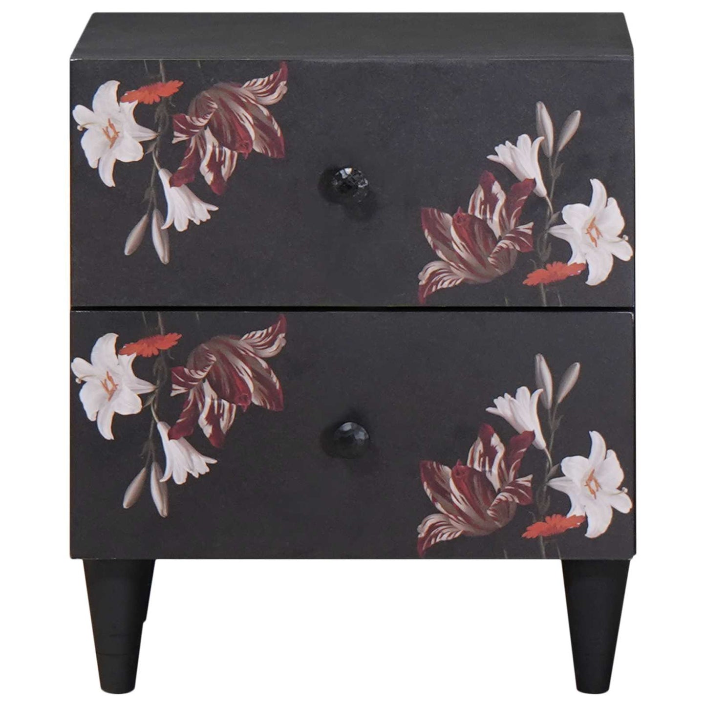 Bedside Table Brown 40 x 33.5 x 46 cm Solid Mango Wood