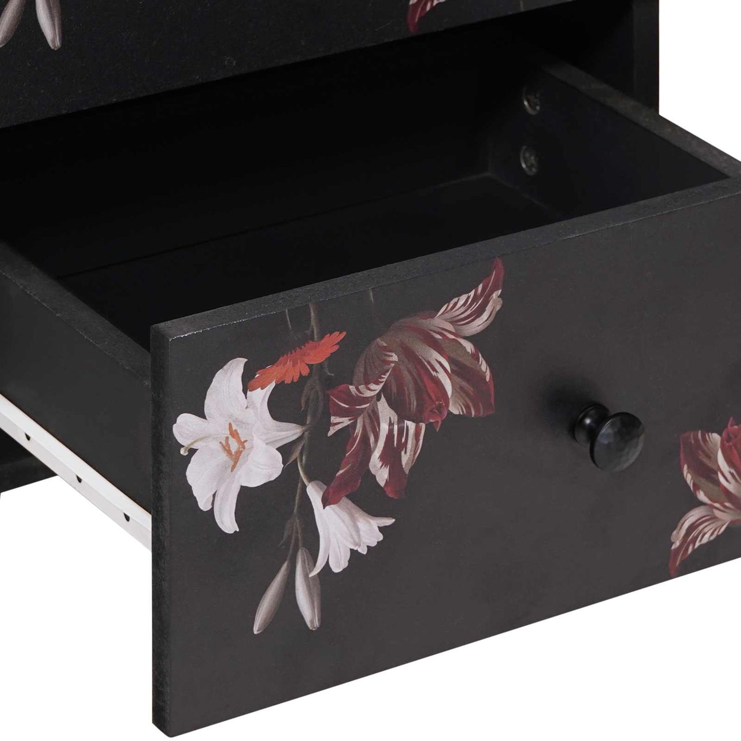 Bedside Table 2 pcs Brown 40 x 33.5 x 46 cm Solid Mango Wood