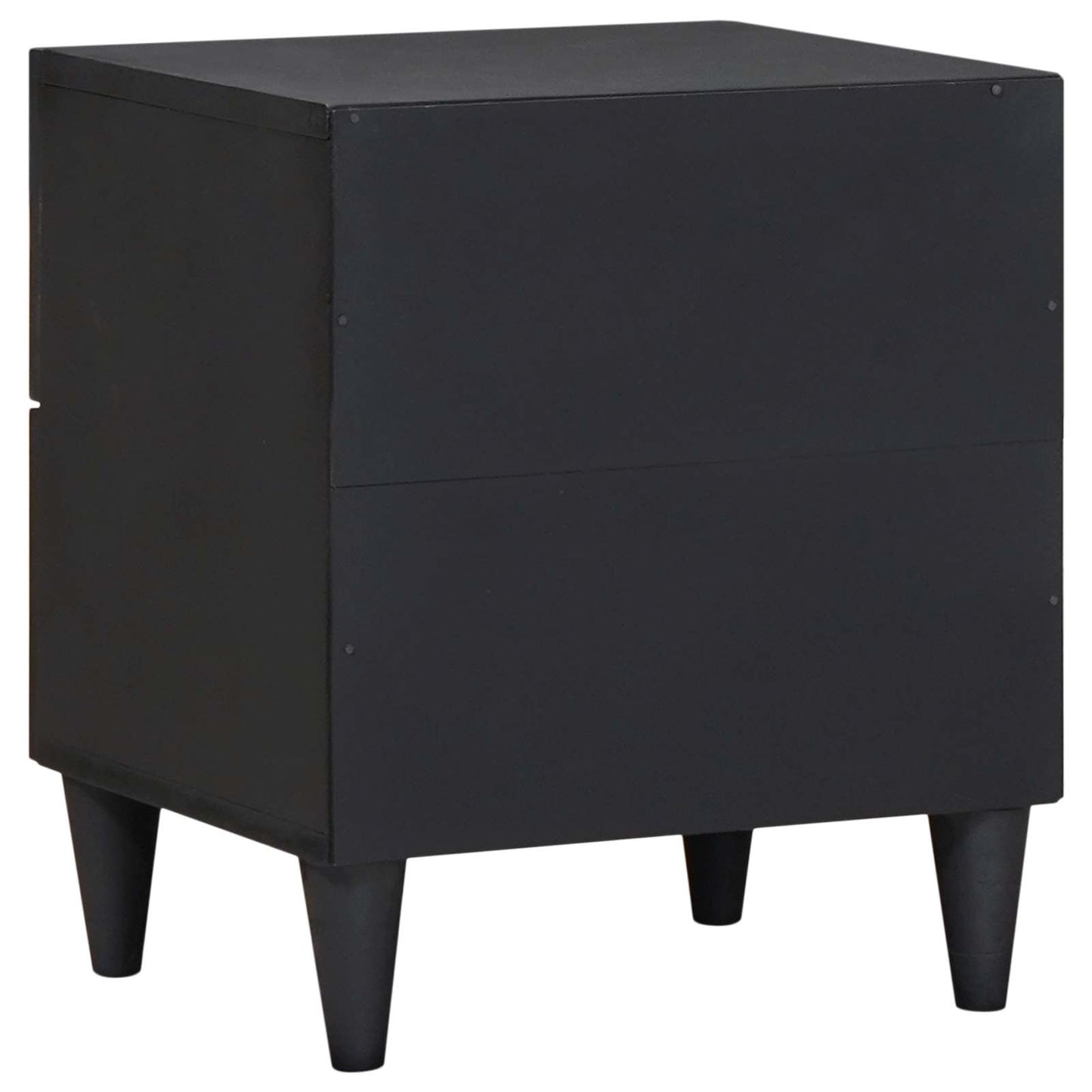 Bedside Table 2 pcs Brown 40 x 33.5 x 46 cm Solid Mango Wood