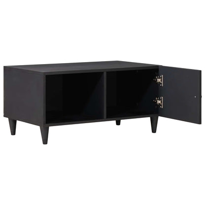 Coffee Table Multicolour 80 x 50 x 40 cm Solid Mango Wood