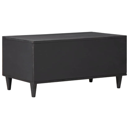 Coffee Table Multicolour 80 x 50 x 40 cm Solid Mango Wood