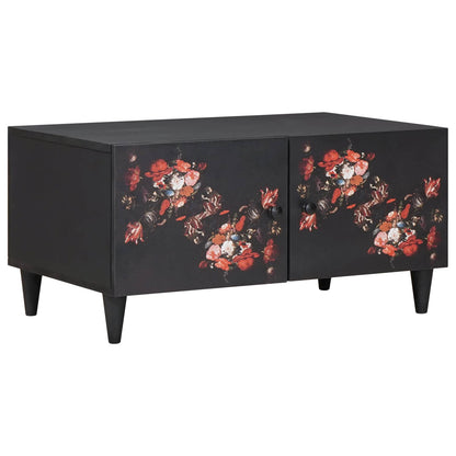 Coffee Table Multicolour 80 x 50 x 40 cm Solid Mango Wood