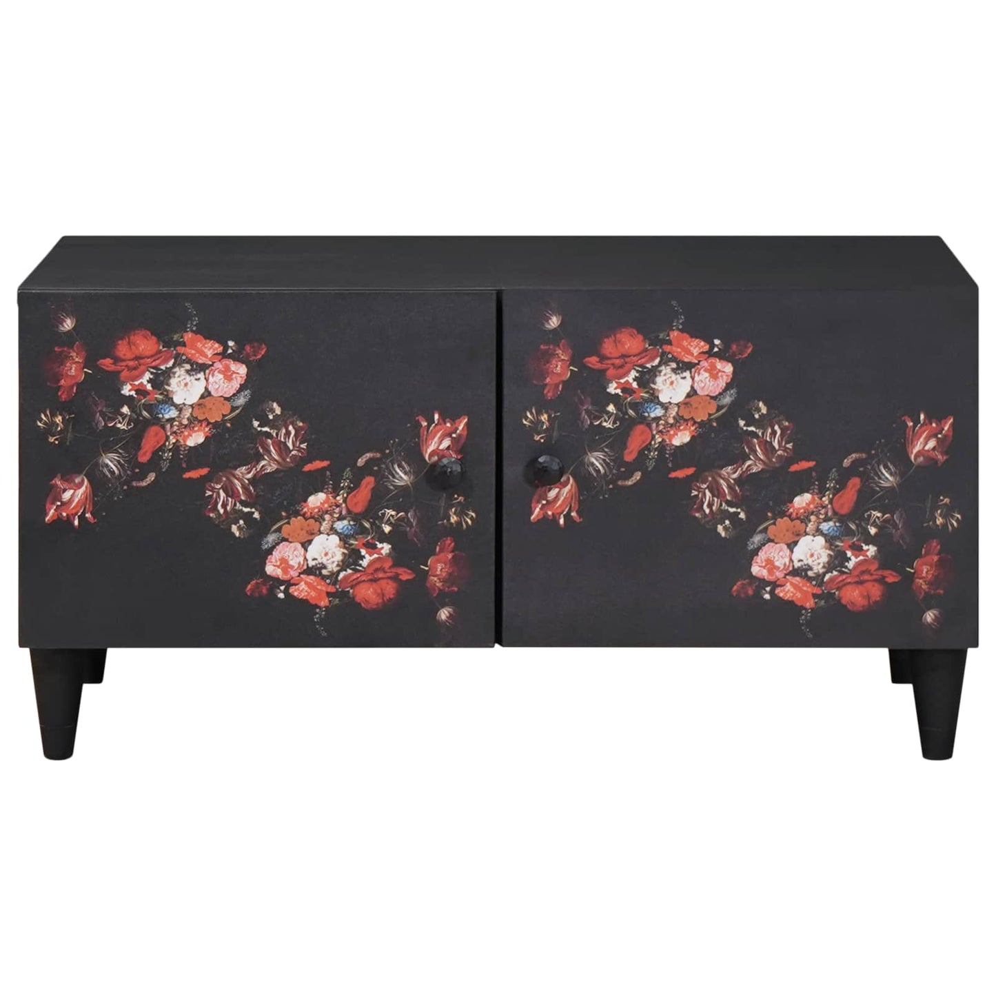 Coffee Table Multicolour 80 x 50 x 40 cm Solid Mango Wood