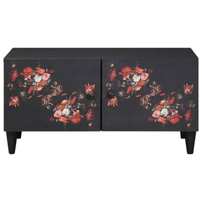 Coffee Table Multicolour 80 x 50 x 40 cm Solid Mango Wood