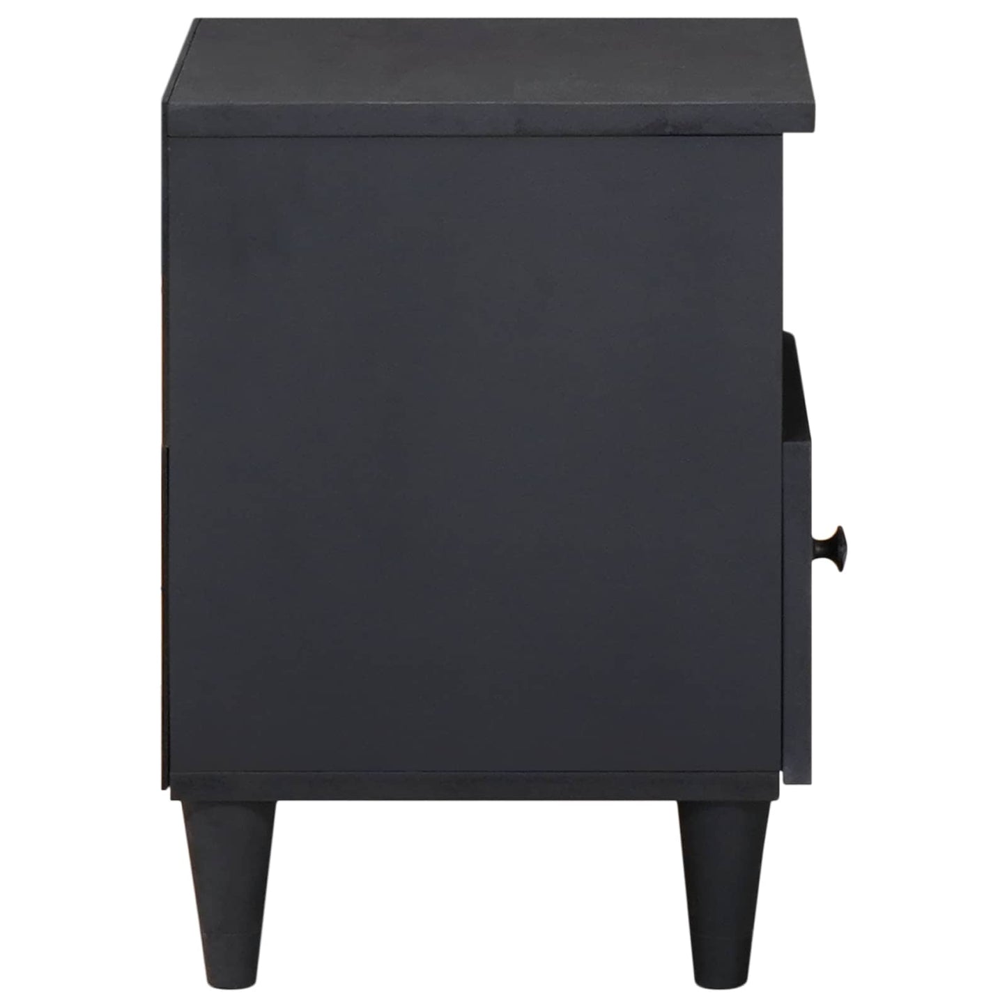 Bedside Table 2 pcs Brown 40 x 33 x 46 cm Solid Mango Wood