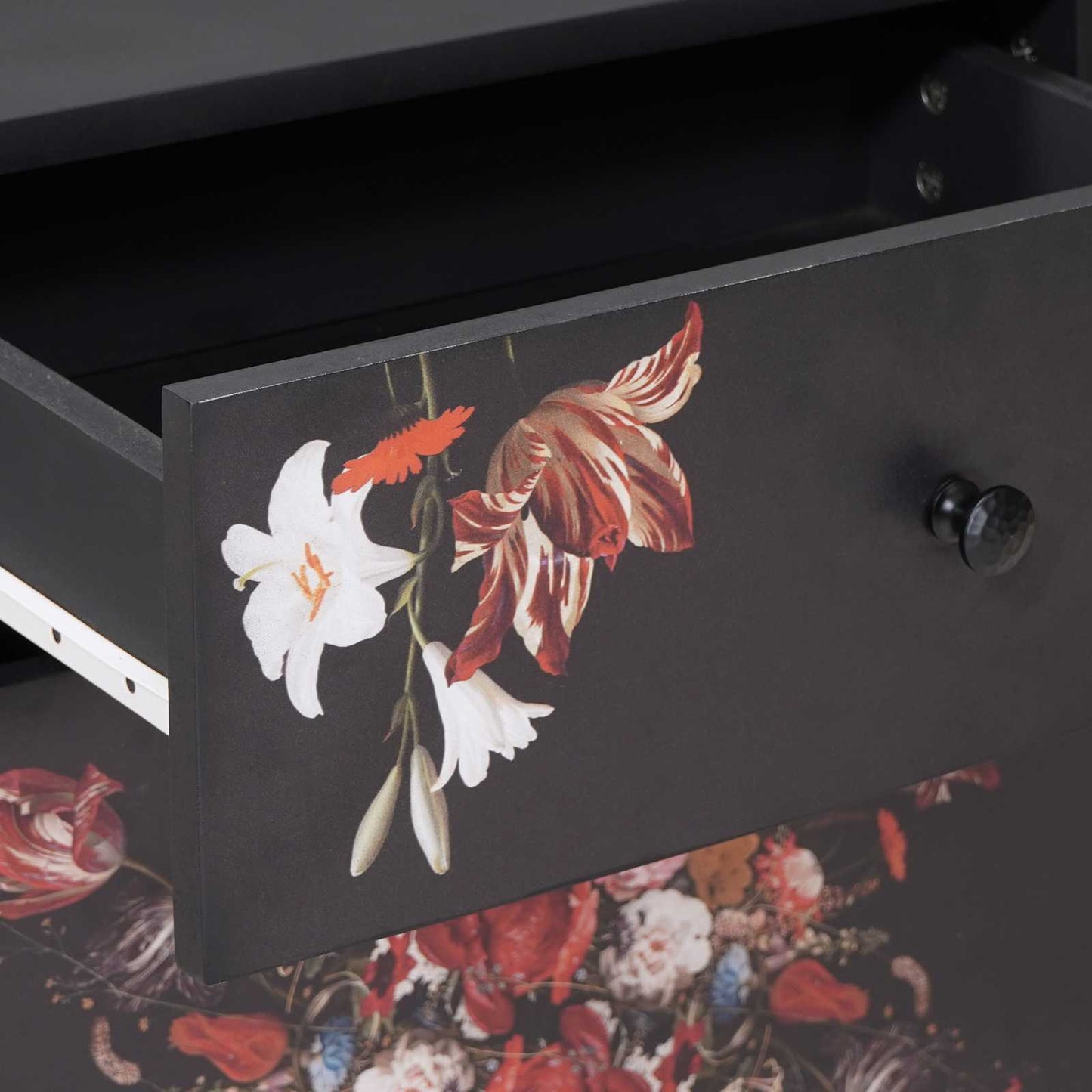 Bedside Table Multicolour 50 x 33 x 60 cm Solid Mango Wood