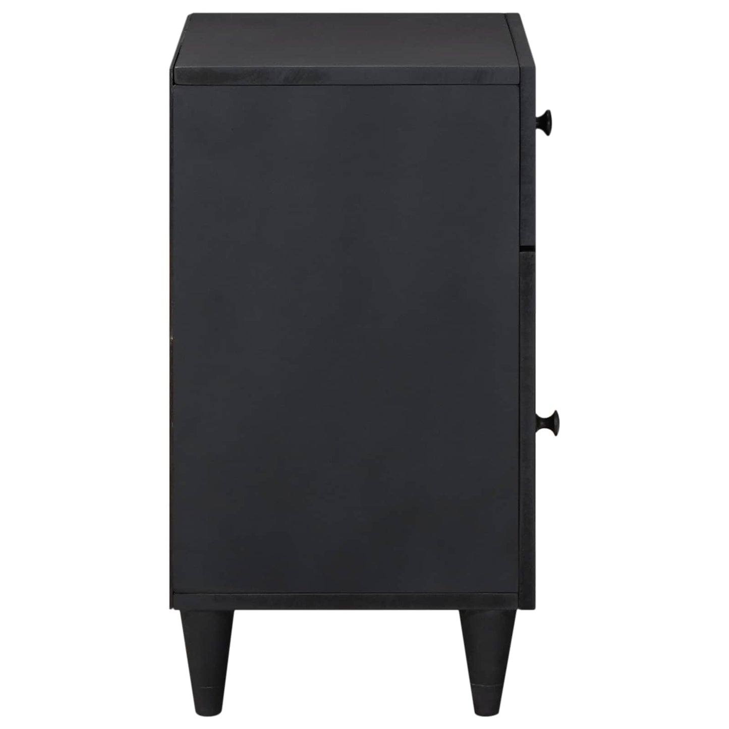 Bedside Table Multicolour 50 x 33 x 60 cm Solid Mango Wood