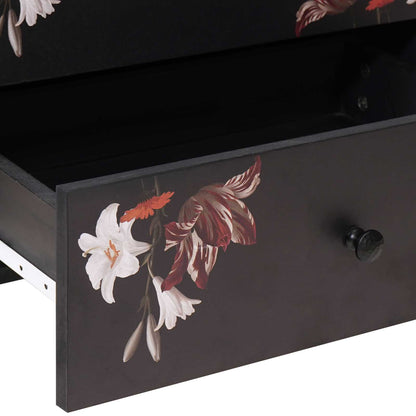 Bedside Table Multicolour 50 x 33 x 60 cm Solid Mango Wood