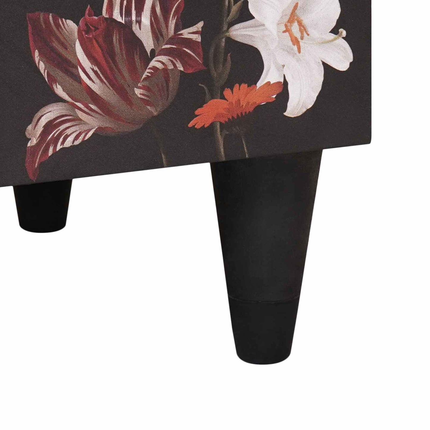 Bedside Table Multicolour 50 x 33 x 60 cm Solid Mango Wood