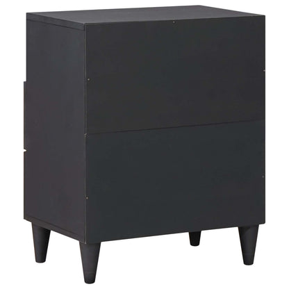 Bedside Table Multicolour 50 x 33 x 60 cm Solid Mango Wood