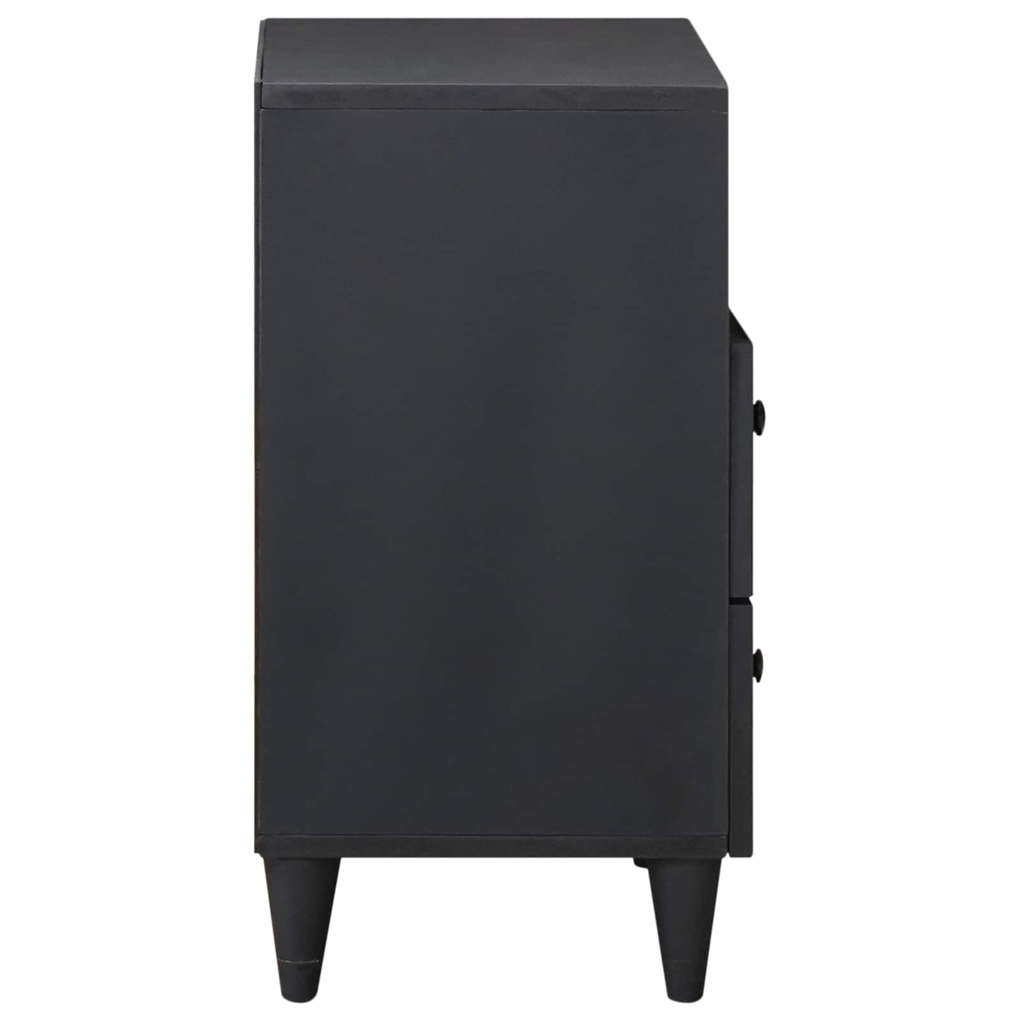 Bedside Table Multicolour 50 x 33 x 60 cm Solid Mango Wood