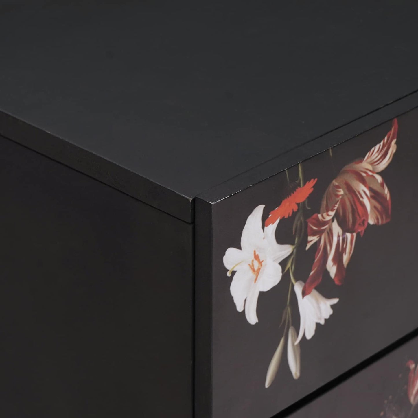 Bedside Table Multicolour 50 x 33 x 60 cm Solid Mango Wood