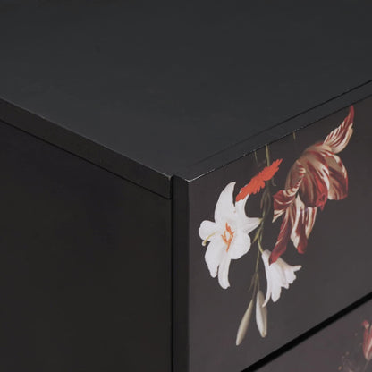 Bedside Table Multicolour 50 x 33 x 60 cm Solid Mango Wood